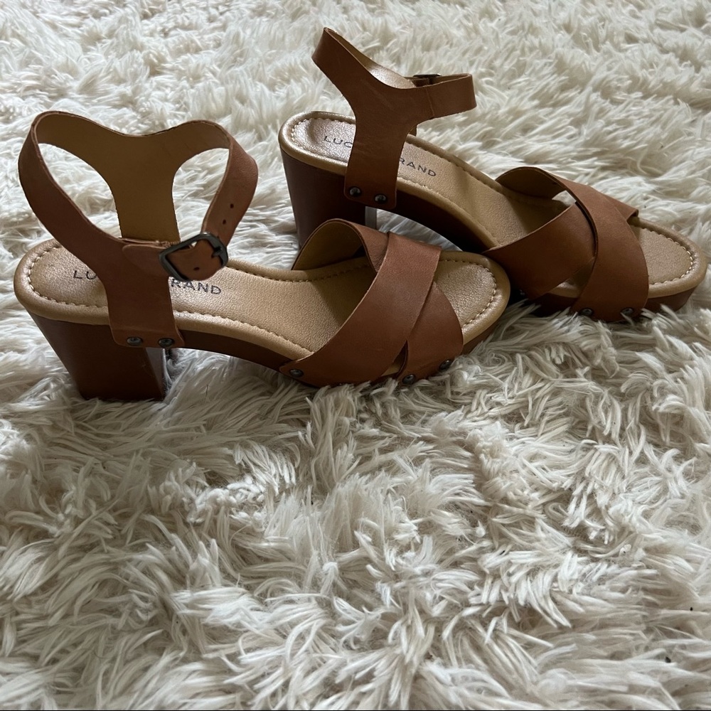 Lucky Brand Brown Heels
